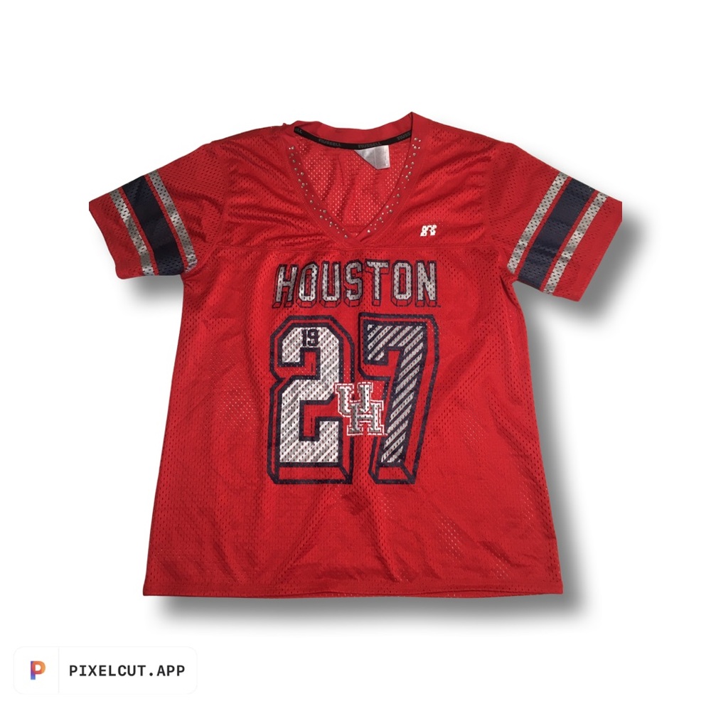 SOLD✨EUC Ladies University of Houston Cougars Football Jersey-Large (12/14)